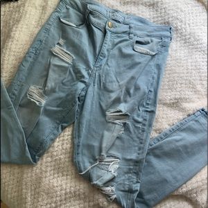 AE super super stretch skinny jeans!